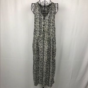 Truly Yours sleeveless midi dress pockets S